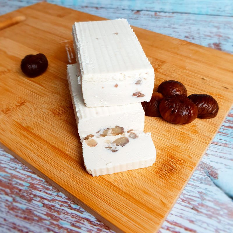 Queso de cabra con castañas