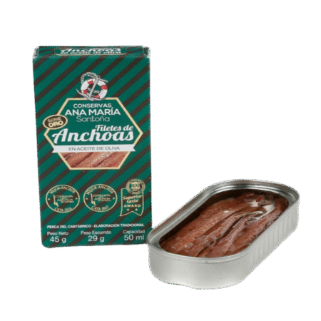 Anchoa del cantábrico en aceite de oliva