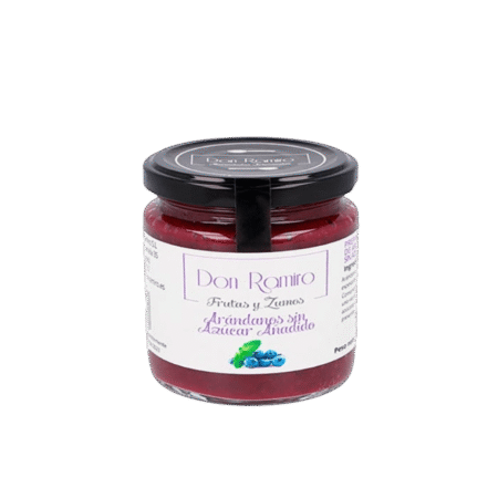 Compota de arándanos sin azúcar