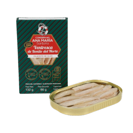 Ventresca de bonito del norte en aceite de oliva