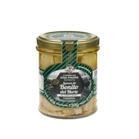 Tarro lomos de bonito del norte al natural