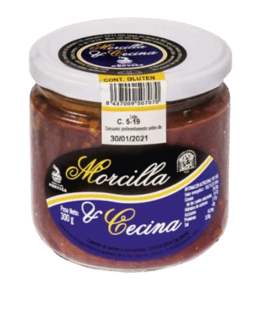 Morcilla de León con cecina