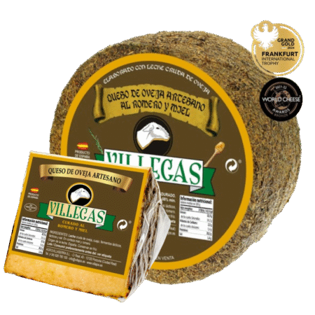 Queso de oveja curado al romero y miel