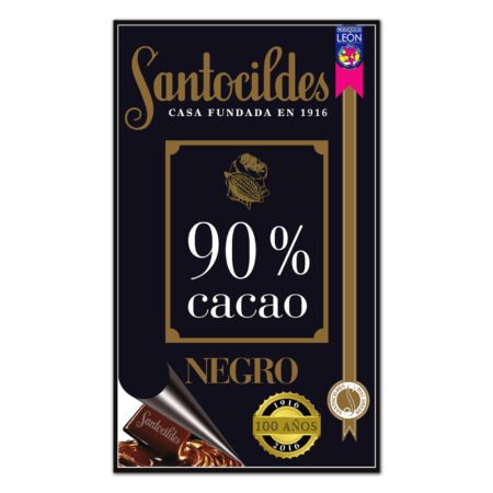 Chocolate Negro 90% Cacao Santocildes · 200 g