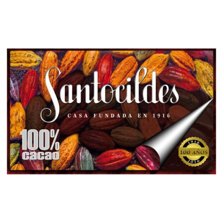 Chocolate Negro 100% Cacao Santocildes · 200 g