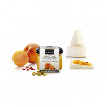 Salsa Dulce de Melocotón y Albaricoque con Goji y Cardamomo · formato 70 g