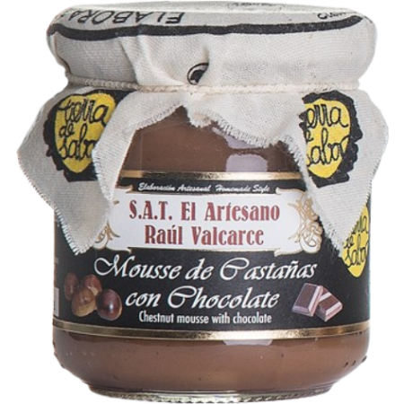 De lo Nuestro Artesano Mousse de Castañas con Chocolate 235 g