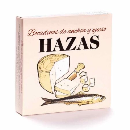 Bocadinos de Anchoa y Queso Hazas 120 g