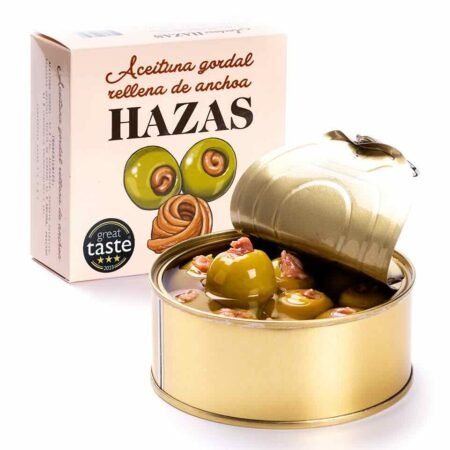 Aceituna Gordal Rellena de Anchoa 265 g HAZAS