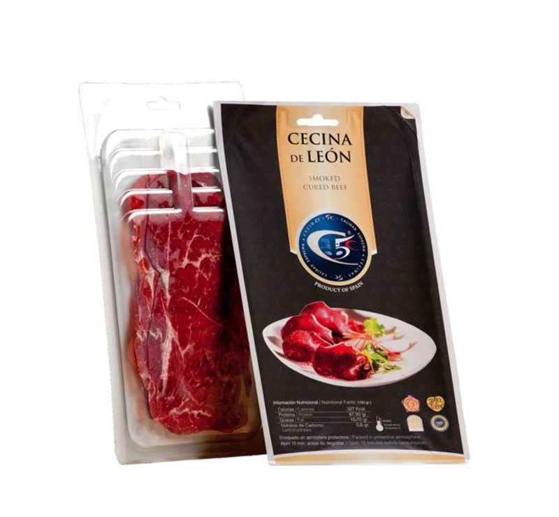 Cecina de León IGP 5C Reserva Loncheada 200 g – Cecinas Nieto