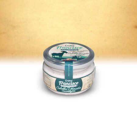 Crema Francisco con cebolla caramelizada