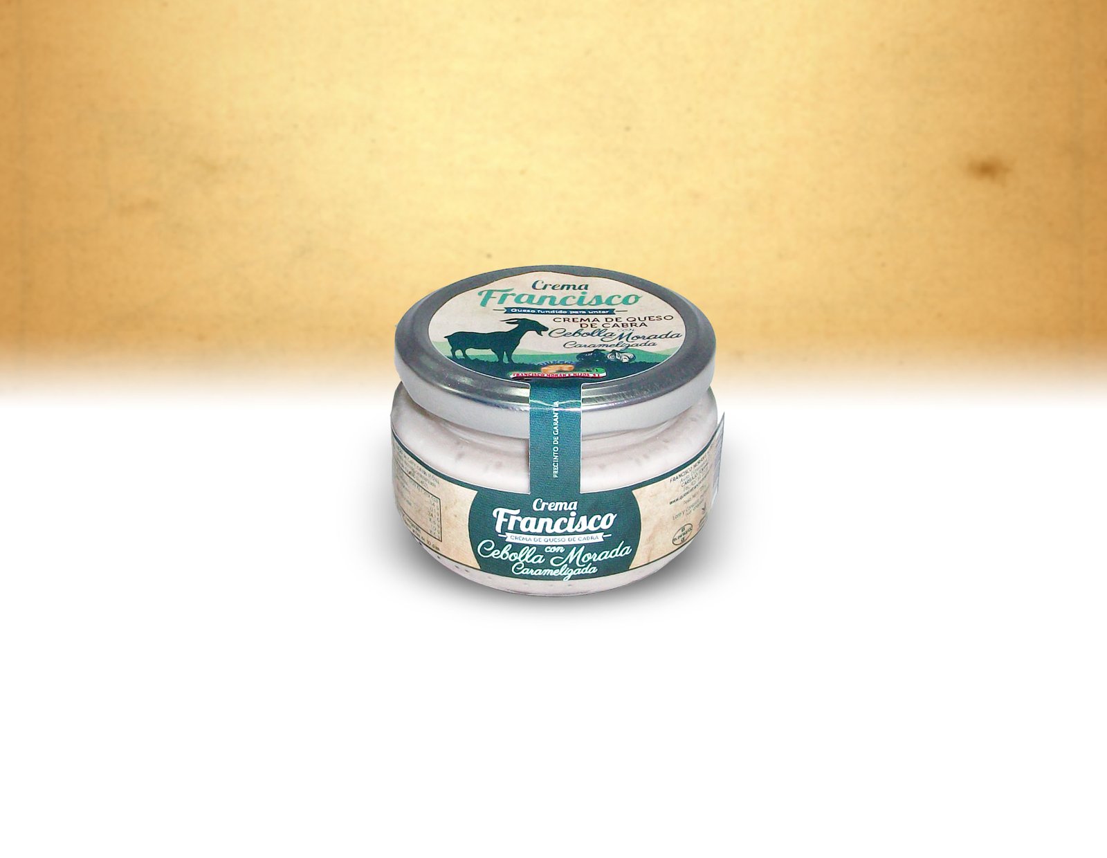 Crema Francisco con cebolla caramelizada