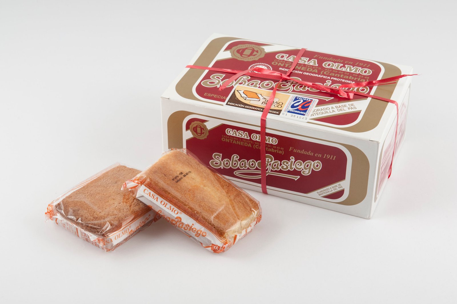 Sobao Pasiego Pequeño IGP Casa Olmo · 12 uds · 650 g