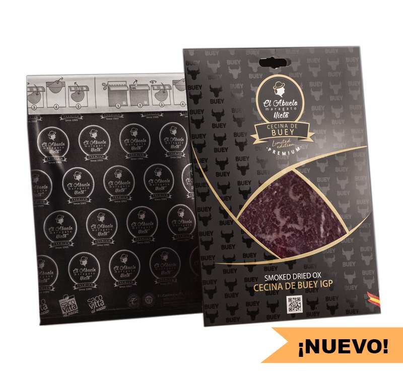 Cecina de Buey IGP Loncheada 80 g – Cecinas Nieto