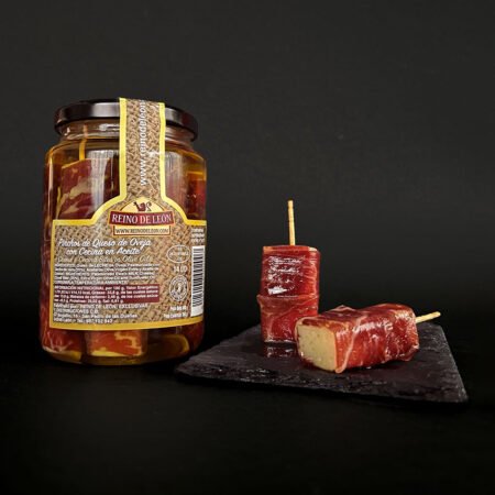 Pinchos de Queso de Oveja y Cecina de Vaca · 14 uds