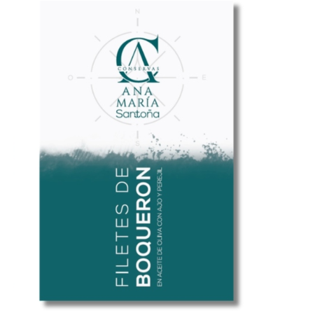 Conservas Ana María Boquerón en Aceite de Oliva con Ajo y Perejil 120 g