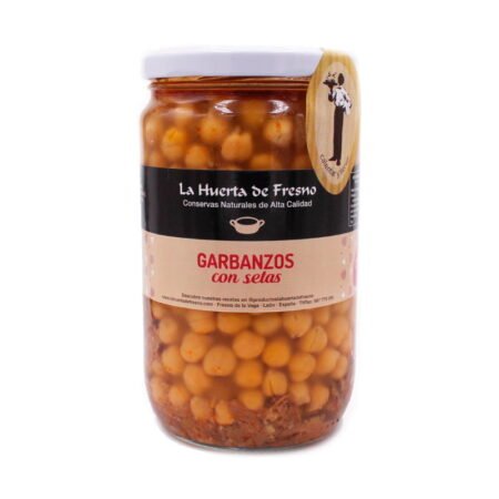 La Huerta del Fresno Garbanzos con Setas 340 g