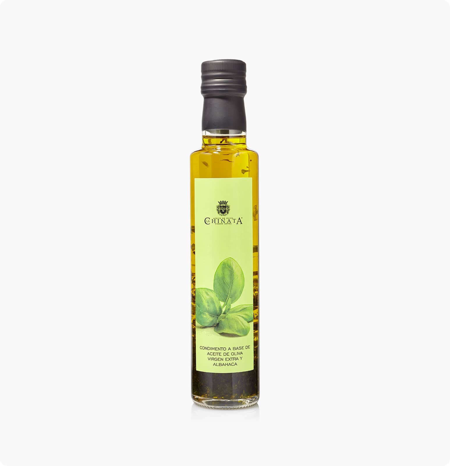 Aliño de AOVE con Albahaca