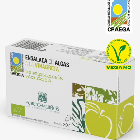 Porto Muiños Ensalada de Algas a la Vinagreta BIO 120 g