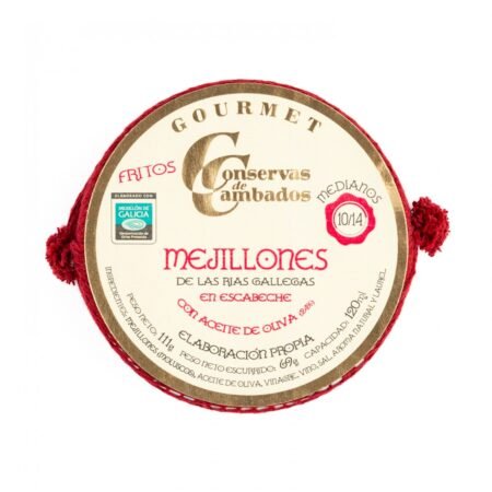 Mejillones de las Rías Gallegas en Escabeche de Oliva 10/14 111 g