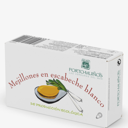 Porto Muiños Mejillones en Escabeche Blanco 120 g
