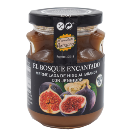 Mermelada de Higos al Brandy con Jengibre El Bosque Encantado · 270 g