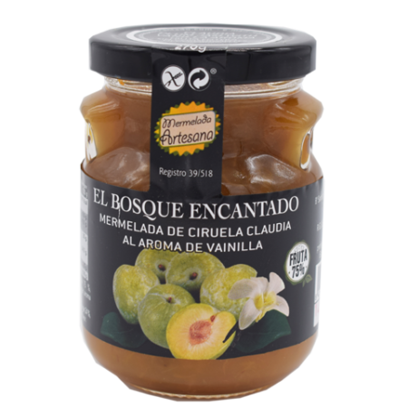 Mermelada de Ciruela Claudia a la Vainilla El Bosque Encantado · 270 g