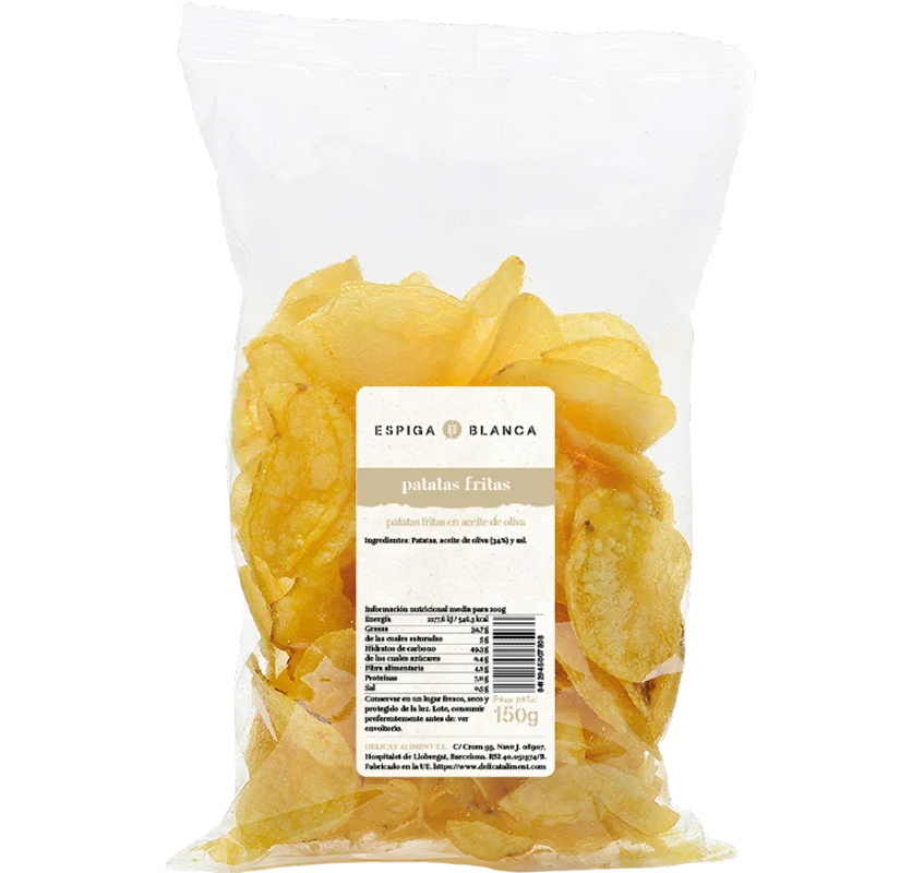 Patatas Fritas en Aceite de Oliva – Espiga Blanca