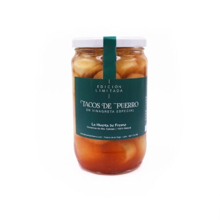 La Huerta del Fresno Tacos de Puerro en Vinagreta Especial 660 g