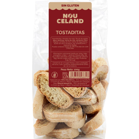 Tostaditas Sin Gluten – Espiga Blanca