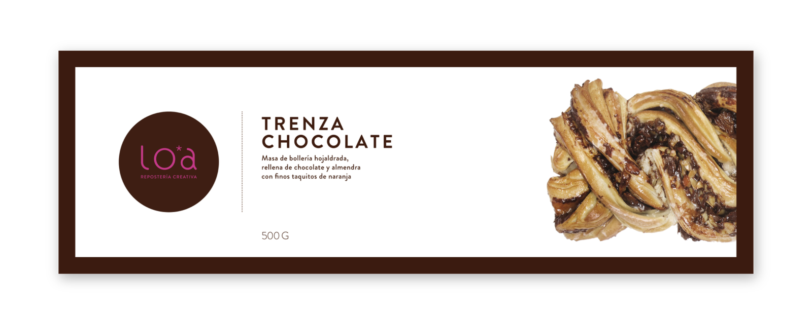 Trenza de Chocolate LOA · 500 g