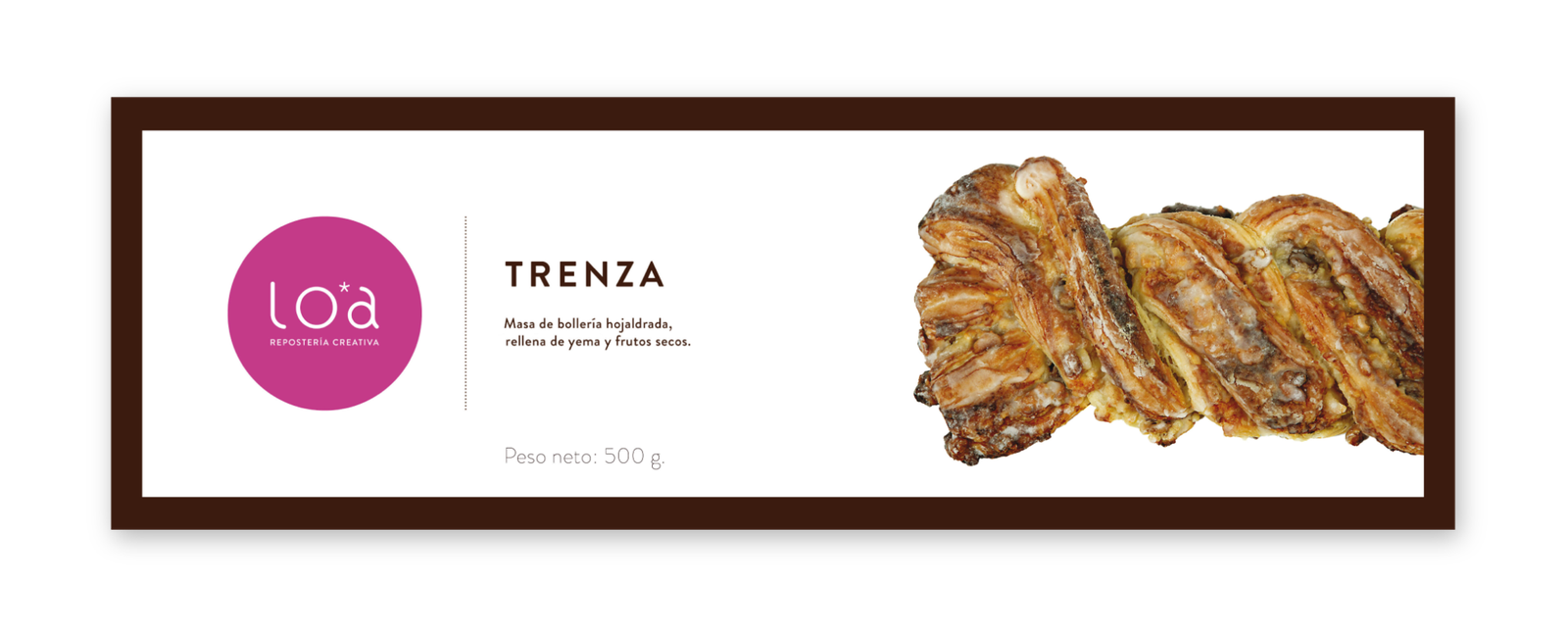 Trenza de Hojaldre LOA · 500 g