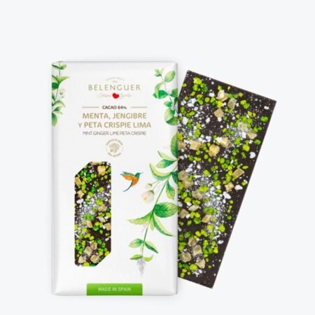 Belenguer 1918 Chocolate Negro con Menta, Jengibre y Lima 110 g